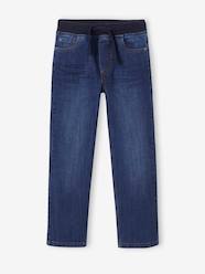 Boys-Indestructible Straight Leg Relax Jeans, Easy to Slip On, for Boys