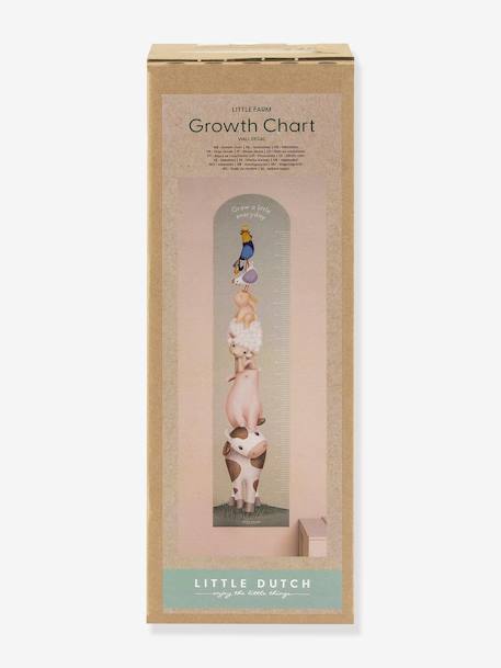 Self-adhesive height chart - Little Farm - LITTLE DUTCH multicoloured 