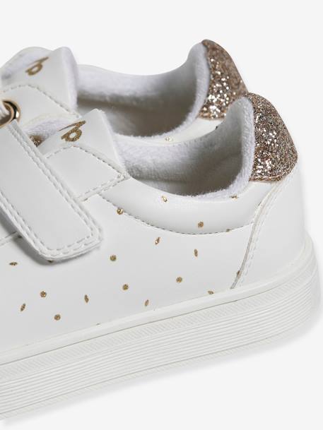 Trainers with Golden Details for Children printed white 