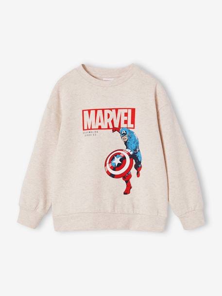 Sweatshirt for Boys, Captain America by Marvel® marl beige 