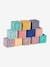 Set of 12 Smooth Cubes multicoloured 