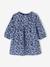 Floral Dress in Cotton Gauze for Baby Girls denim blue 