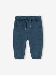 -Printed Fleece Trousers for Babies