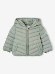 Baby-Outerwear-Lightweight Padded Jacket with Hood for Babies