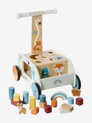 Toys-2-in-1 Push Walker in FSC® Wood, Forest Friends