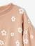 Printed Sweatshirt in Fleece, for Babies blush+ecru 