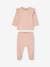 Pack of 2 Interlock Birds Pyjamas for Babies rosy 