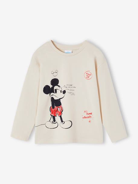 Mickey Mouse by Disney® Top with Sketch-Like Motif sandy beige 