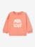 Basics Sweatshirt with Press Studs on the Back for Babies coral+vanilla 