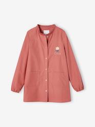 Girls-School Smock with Flower for Girls