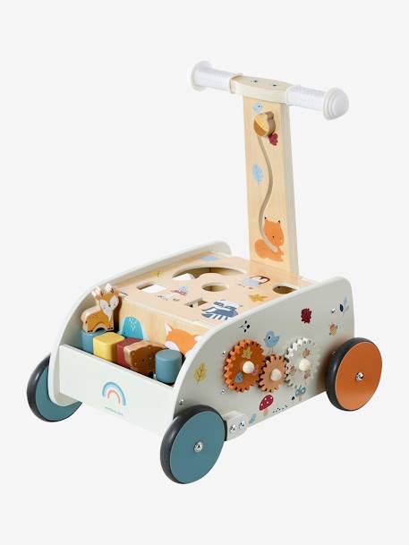 2-in-1 Push Walker in FSC® Wood, Forest Friends wood 