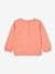 Basics Sweatshirt with Press Studs on the Back for Babies coral+vanilla 