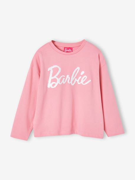 Barbie Top, Motifs with Reversible Sequins, for Girls sweet pink 