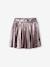 Pleated Lamé Skirt gold 