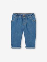 -Wide, Easy-to-Pull-On Jeans for Baby Boys