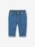 Wide, Easy-to-Pull-On Jeans for Baby Boys stone 