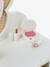 Straw Dressing Table + Accessories, in Certified Wood rose+white 