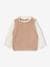 2-in-1 Jumper for Babies marl brown+rosy 