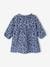 Floral Dress in Cotton Gauze for Baby Girls denim blue 