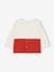 Colourblock Top in Organic Cotton, for  Babies red 