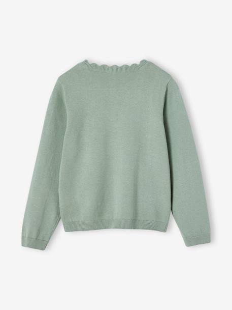 BASICS Jumper for Girls grey green+mustard+navy blue+sweet pink 