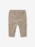 Corduroy Cargo-Style Trousers for Babies taupe+terracotta 