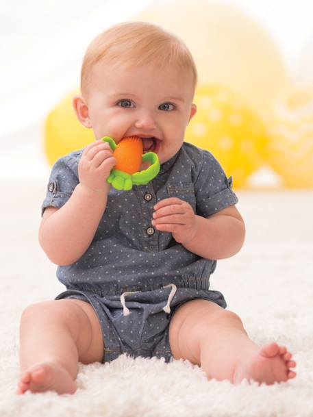 Carrot Teether in Silicone by INFANTINO multicoloured 