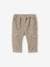 Corduroy Cargo-Style Trousers for Babies taupe+terracotta 