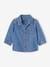 Denim Shirt with Press Studs for Babies stone 