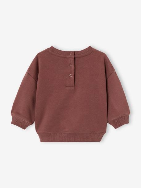 Sweatshirt for Baby Boys bordeaux red+denim blue 