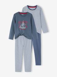 -Pack of 2 Boat Pyjamas in Jersey Knit for Boys