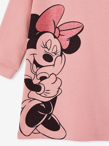 Hooded Sweatshirt-Like Dress for Girls, Minnie Mouse by Disney® mauve 