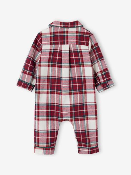 Chequered Christmas Pyjamas, Family Capsule Collection for Babies chequered red 