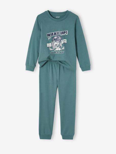 Pack of 2 'Manga' Pyjamas for Boys green 