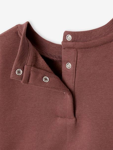 Sweatshirt for Baby Boys bordeaux red+denim blue 