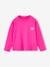 Basics Top with Motif on the Chest, for Girls ecru+fuchsia 