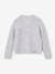 Loose-Fitting Soft Knit Cardigan for Girls marl grey+petrol blue+red+sweet pink 