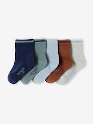 Baby-Pack of 5 Pairs of Colourful Socks for Baby Boys