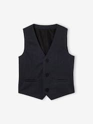 Boys-Waistcoat in Woollen Chevron Fabric, for Boys