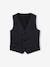 Waistcoat in Woollen Chevron Fabric, for Boys navy blue 