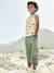 Lightweight Trousers in Cotton/Linen, for Boys hazel+night blue+sage green 