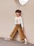 Wide Corduroy Trousers for Girls BROWN MEDIUM SOLID+fir green+plum 