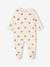 Pack of 3 Sleepsuits in Velour for Babies, BASICS camel+cappuccino+rosy 