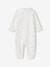 Pack of 2 Velour Sleepsuits with Front Opening for Babies cappuccino+pale blue+rose 