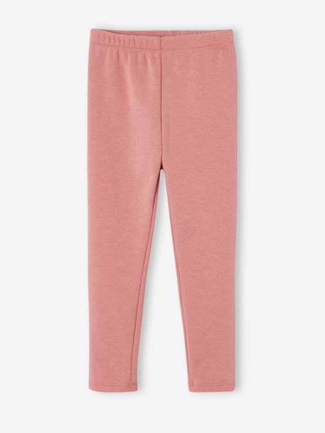 Fleece Lined Leggings for Girls black+blush+navy blue 