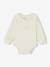 Pack of 3 Long Sleeve, Progressive Bodysuits in Organic Cotton for Newborn Babies ecru 