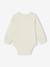 Pack of 3 Long Sleeve, Progressive Bodysuits in Organic Cotton for Newborn Babies ecru 