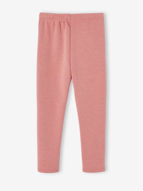 Fleece Lined Leggings for Girls black+blush+navy blue 