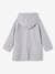 Hooded Jacket in Flannel-Effect Woollen Fabric, for Girls marl grey 