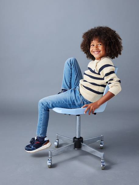 MEDIUM Hip, MorphologiK Slim Leg Waterless Jeans, for Boys Dark Blue+Dark Grey+Denim Blue+double stone 